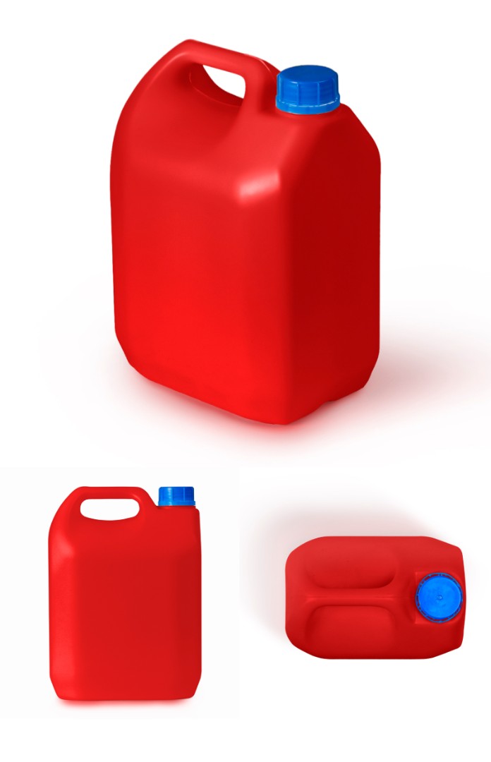 Канистра 4 л премиум Красный