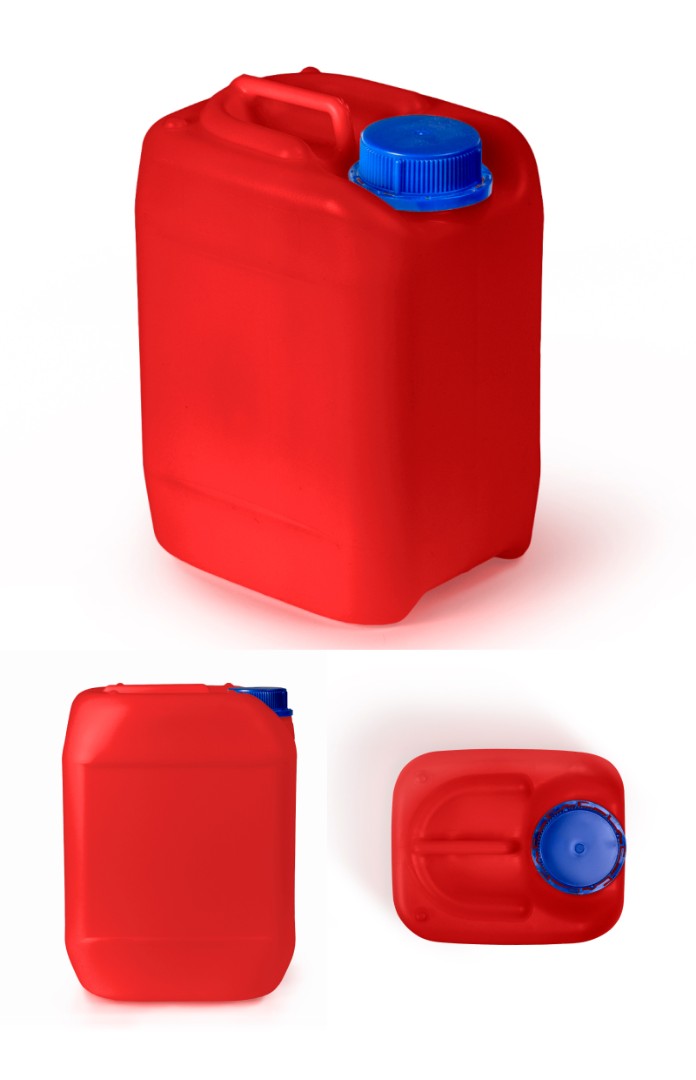 Канистра 5 л евро Красный